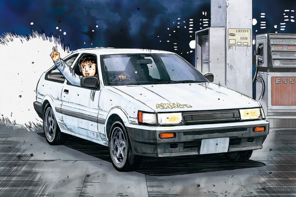 1/24 头文字D No.10 武内树 AE85 Levin