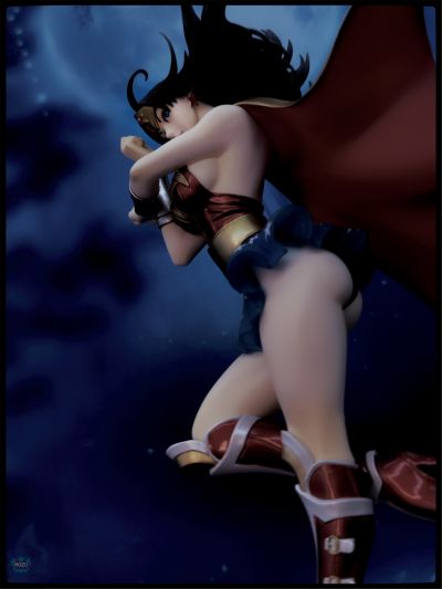 美少女雕像 蝙蝠侠 蝙蝠女