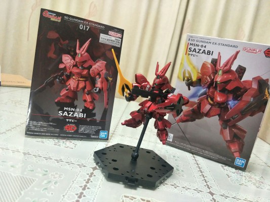 SD高达 EX-Standard 机动战士高达 逆袭的夏亚 MSN-04 沙扎比