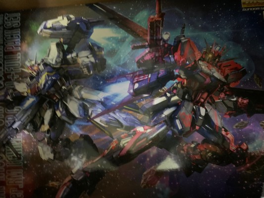 MG 机动战士高达SEED 空战突击高达RM版(中国红)+全装备套装