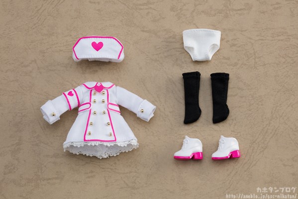 粘土娃: 服装套组 护士服 白色