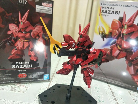 SD高达 EX-Standard 机动战士高达 逆袭的夏亚 MSN-04 沙扎比