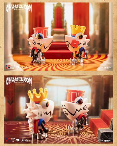 WAZZUP变色龙盲盒 第七代 扑克王国系列 潮玩 手办公仔摆件