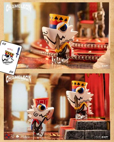 WAZZUP变色龙盲盒 第七代 扑克王国系列 潮玩 手办公仔摆件