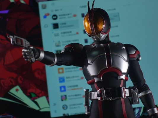 仿真可动角色 编号650   假面骑士555   假面骑士555 1.5版本