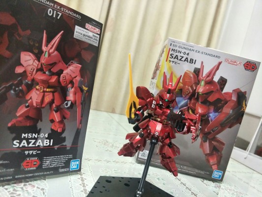 SD高达 EX-Standard 机动战士高达 逆袭的夏亚 MSN-04 沙扎比