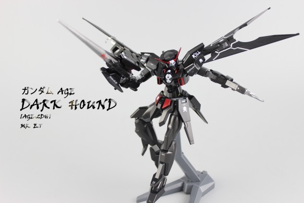 HGAGE#24 1/144 机动战士高达AGE AGE-2DH 高达AGE-2 黑暗猎犬型
