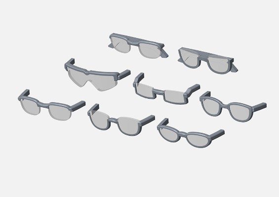 创彩少女庭园 放学后 眼镜套装