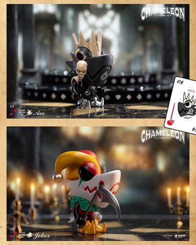 WAZZUP变色龙盲盒 第七代 扑克王国系列 潮玩 手办公仔摆件