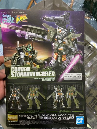 MG  1/100  兴风者高达 F.A. （Fatal Ash）/ 乱流吉姆