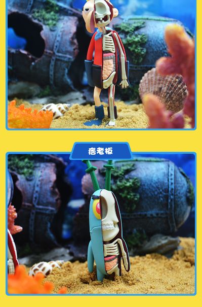 半解剖系列 海绵宝宝盲盒第一代