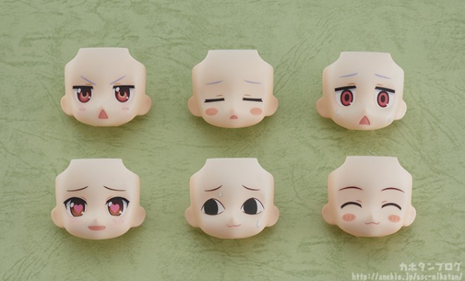 粘土人配件系列 悠哉日常大王 替换脸