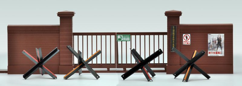 小军械库 [LD034] 指定防卫校的校门(砖块型)