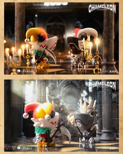 WAZZUP变色龙盲盒 第七代 扑克王国系列 潮玩 手办公仔摆件