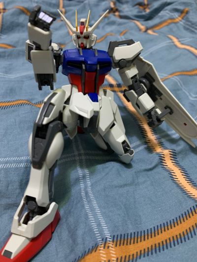 MG 机动战士高达SEED 空战突击高达RM版(中国红)+全装备套装