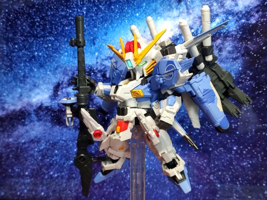 NXEDGE STYLE [MS UNIT] 高达前哨战 MSA-0011[Ext] Ex-S高达 (蓝色裂片迷彩规格)