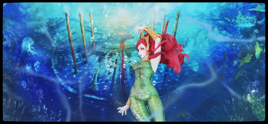 美少女雕像 海王 湄拉