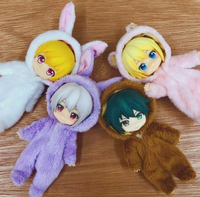 粘土娃 布偶睡衣 兔兔（白）