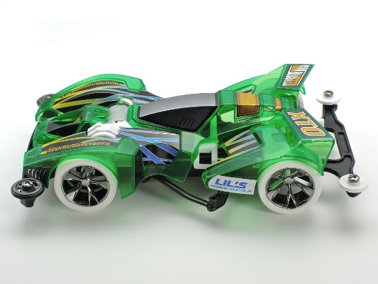 迷你四驱车系列 No.95475 1/32 四驱兄弟剧场版 咆哮机枪XTO菲律宾绿透特别版（SFM底盘）