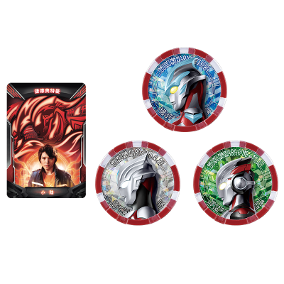 DX系列 泽塔奥特曼 奥特光之卡牌与奥特勋章捷德奥特曼套装