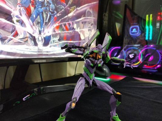 RG 泛用型决战兵器 新世纪福音战士 EVA 初号机 DX运输支架套装