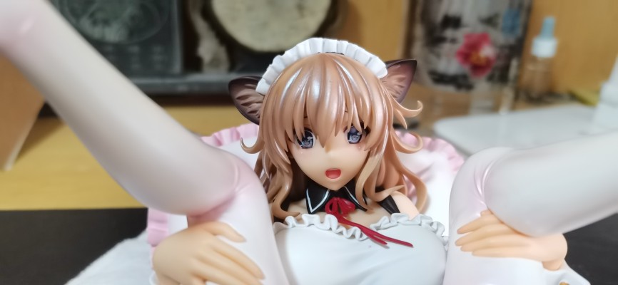 猫柳桃手办互动