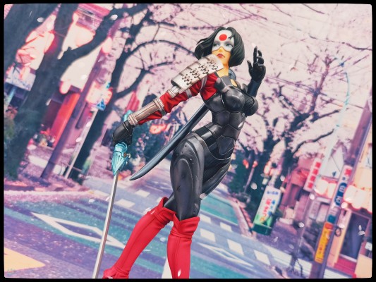 DC美少女雕像 DC宇宙 武士刀