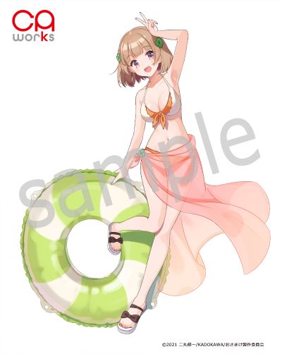 CAworks 青梅竹马绝对不会输的恋爱喜剧 志田黑羽 泳装Ver.