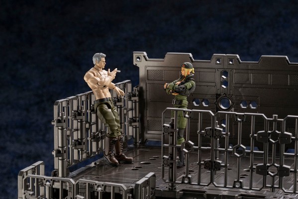 六角机牙 组合地台07 围栏板配件