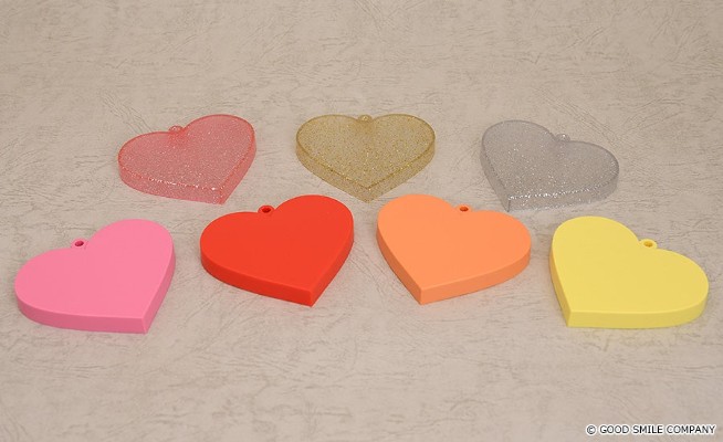 粘土人配件 心型底座