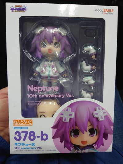 粘土人 #378-b 超次元游戏海王星 涅普迪努 10周年纪念