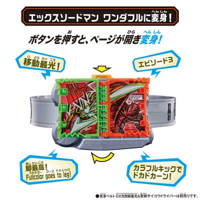 DX系列 假面骑士圣刃 艾克斯剑侠奇幻驱动书