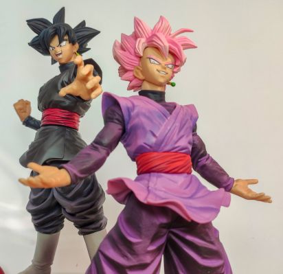 一番赏 龙珠 唤醒的战士们 龙珠Z 激斗之战 F奖 黑悟空 （超级赛亚人桃红）