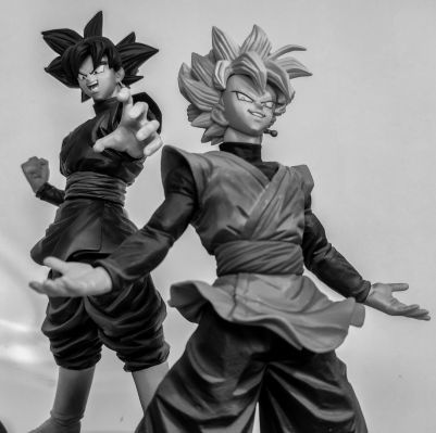 一番赏 龙珠 唤醒的战士们 龙珠Z 激斗之战 F奖 黑悟空 （超级赛亚人桃红）