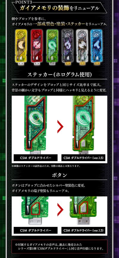 CSM系列 假面骑士双骑 双骑驱动器 1.5版本