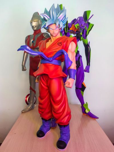 巨型系列 龙珠超 超级赛亚人之神超级赛亚人 孙悟空 彩透版