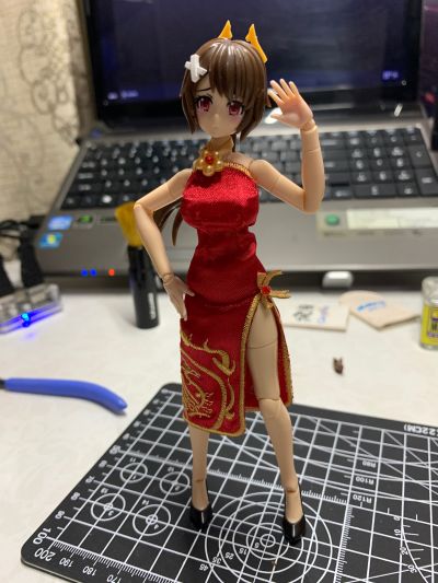 四圣兽旗袍配件包套装