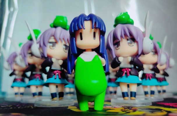 迷你黏土人 凉宫春日ちゃんの忧郁 长门有希 Haruhi-chan 