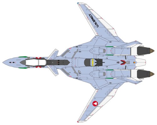 65873 超时空要塞系列  VF-19A “VF-X 乌鸦”