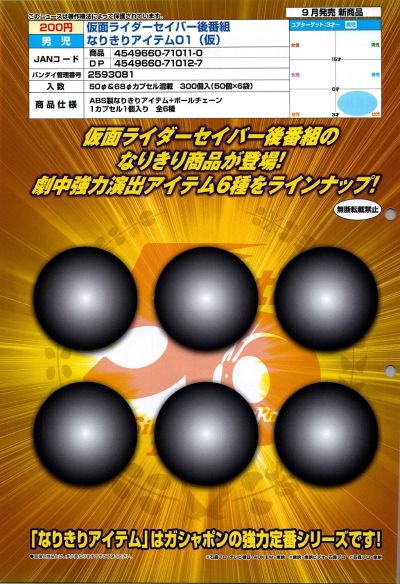 假面骑士圣刃 变身小物 第1弹