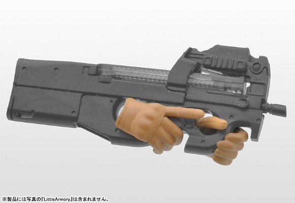小军械库 [LAOP06] figma用战术手套 2 手枪套装「棕褐色」