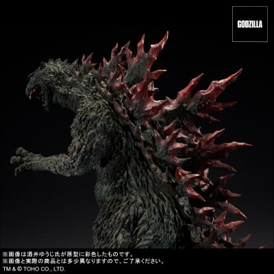 真的杰作系列 哥斯拉2000 千禧年 原型复制品 软胶版 哥斯拉商店限定 金属红