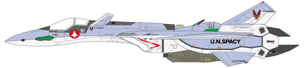 65873 超时空要塞系列  VF-19A “VF-X 乌鸦”
