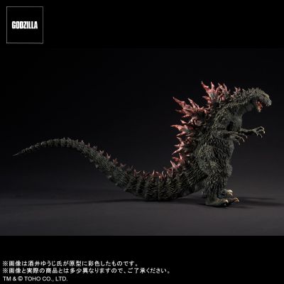 真的杰作系列 哥斯拉2000 千禧年 原型复制品 软胶版 哥斯拉商店限定 金属红