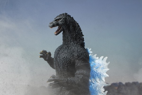 东宝30cm系列 酒井裕司造形杰作 哥斯拉大战王者基多拉 哥斯拉(1991) 网走市激斗！