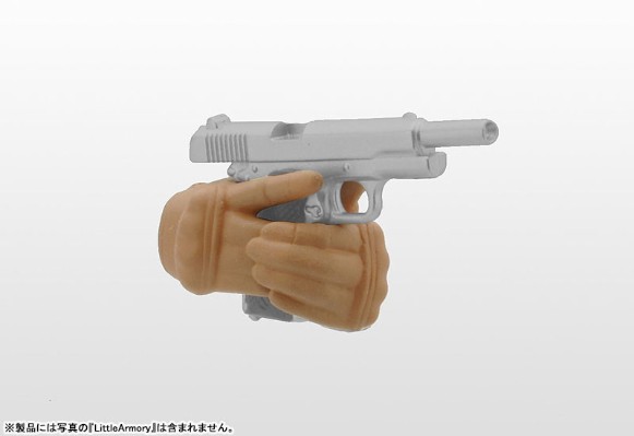 小军械库 [LAOP06] figma用战术手套 2 手枪套装「棕褐色」