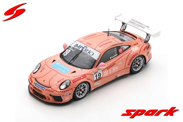 S8503  保时捷 911 GT3 CUP NO.19 PORSCHE CARRERA CUP BRAZIL 2018 T. FILHO – R. MELLO