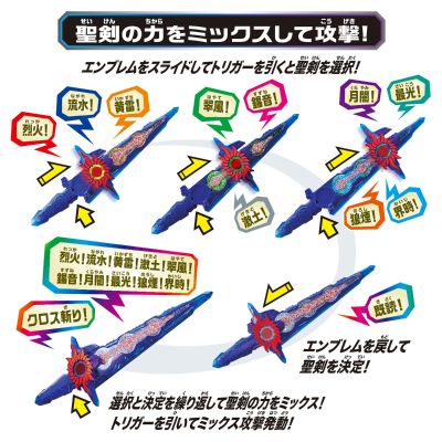 假面骑士圣刃系列 DX刃王剑十圣刃