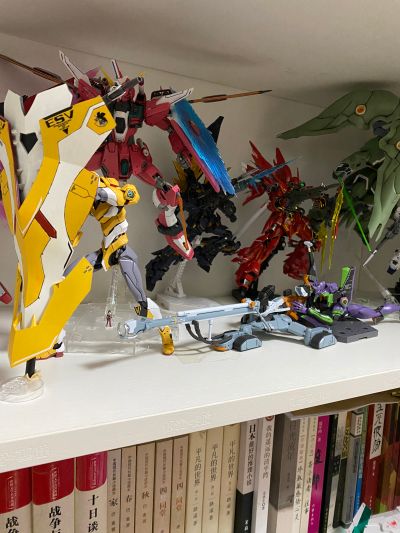 RG 新世纪福音战士新剧场版 泛用人型决战兵器 人造人 Evangelion 试验初号机零号机DX 阳电子炮套装