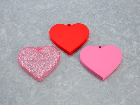 粘土人配件 心型底座
